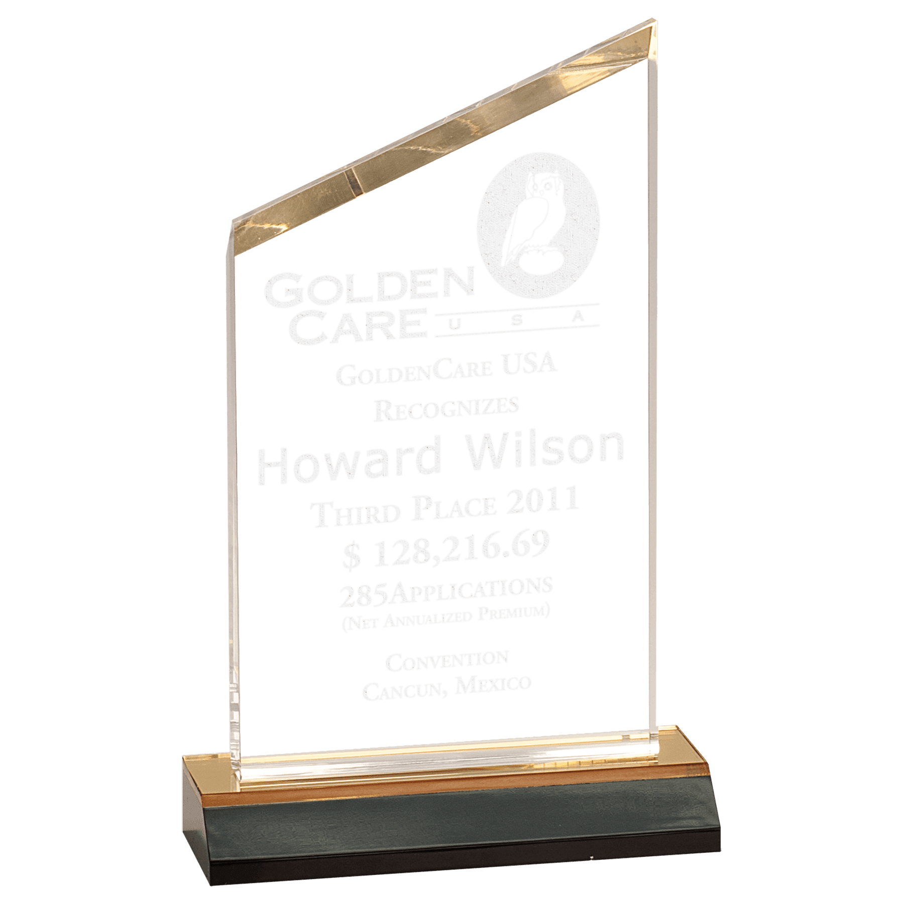 Reflection Acrylic Peak Award