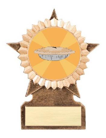 Best Thanksgiving Pie Star Stand Trophy