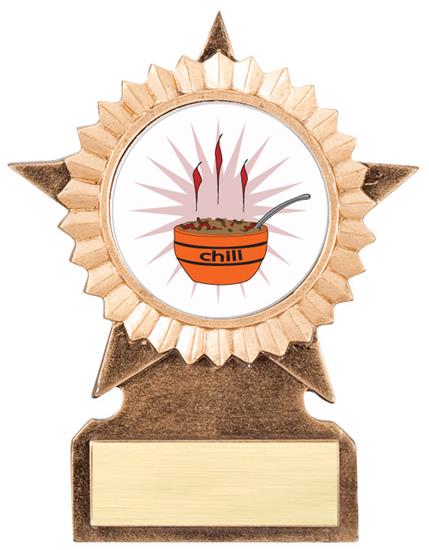 Chili Cook Off Star Stand Trophy