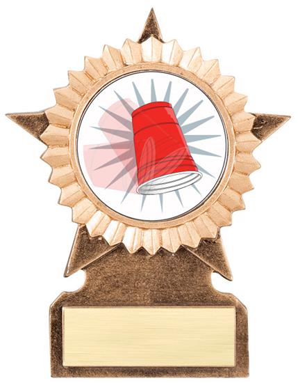 Flip Cup Star Stand Trophy