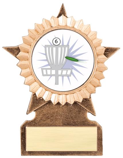 Frisbee Golf Star Stand Trophy