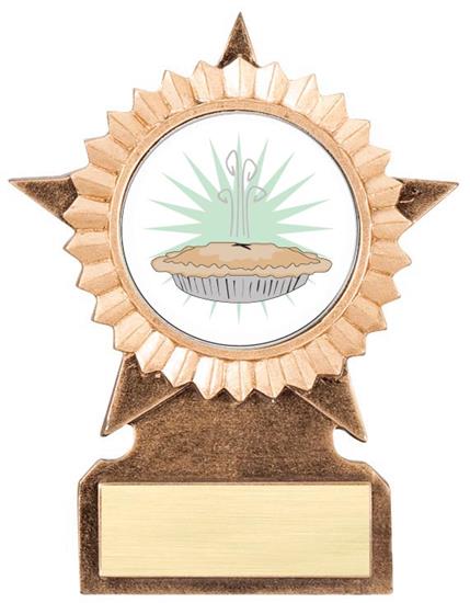 Pie Bake Off Star Stand Trophy