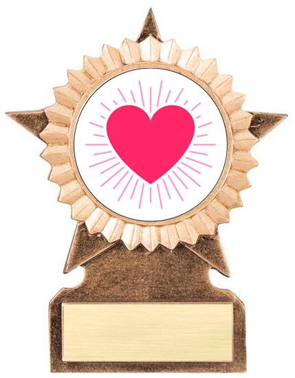 Valentine's Day Star Stand Trophy