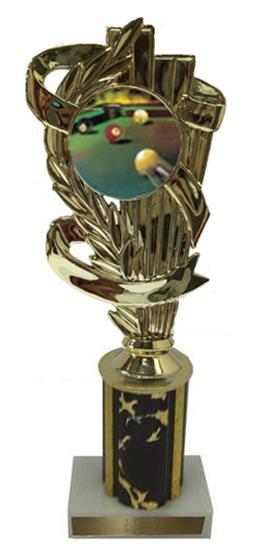Billiard 1 Column Trophy