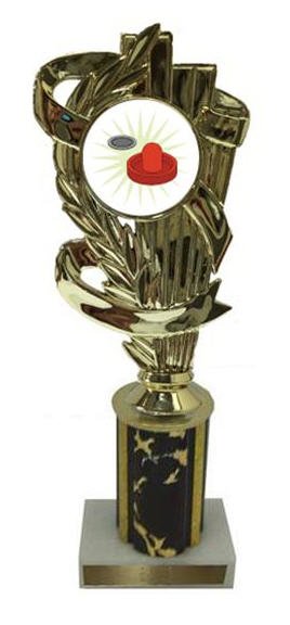 Air Hockey Column Trophy
