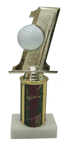 Hole In One Column Trophy