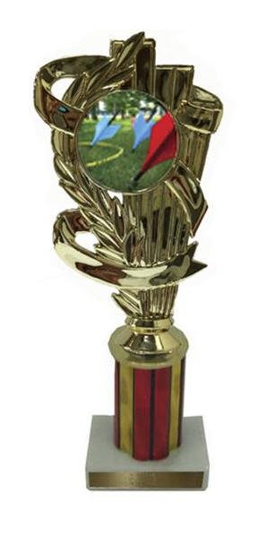 Lawn Dart Column Trophy