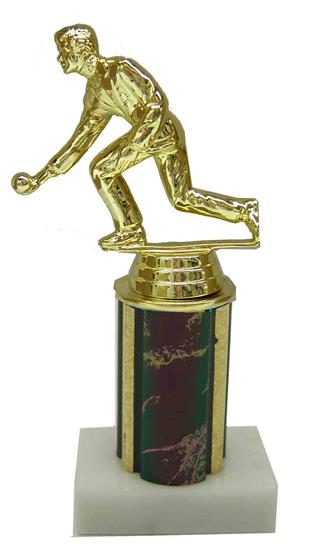 Bocce Column Trophy