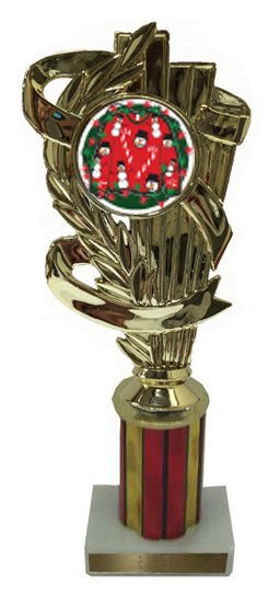 Ugly Christmas Sweater Column Trophy