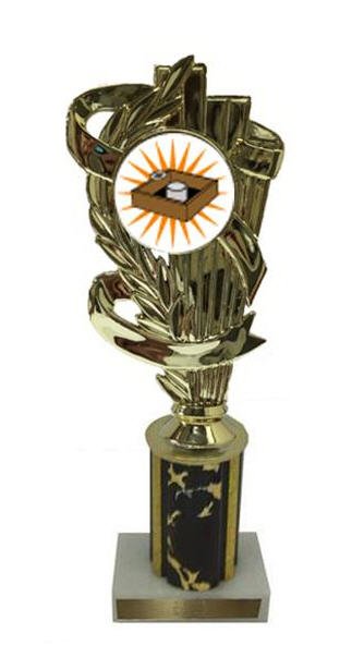 Washer Toss Column Trophy