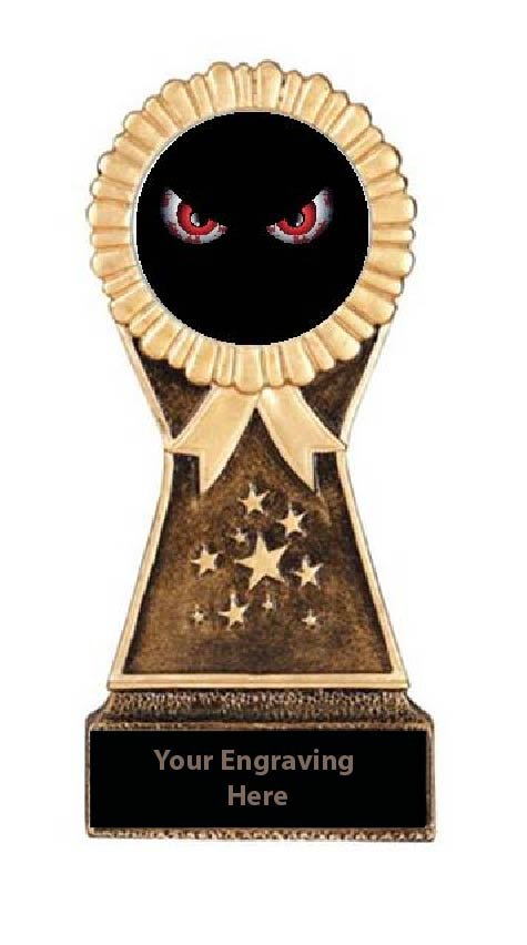 Resin Stand Halloween Scariest Costume Trophies
