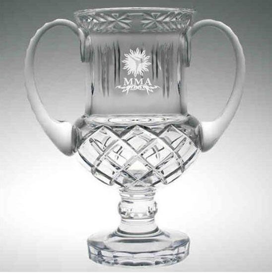Mixed Martial Arts Crystal Award Cup