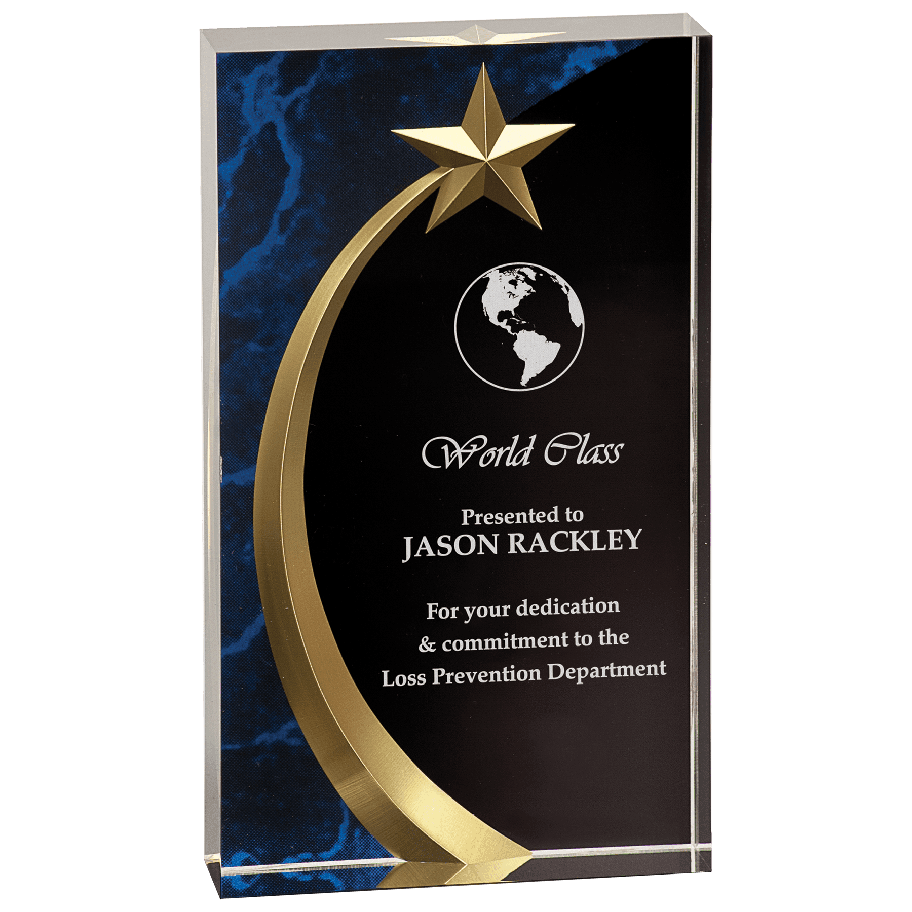 Shooting Star Acrylic Award