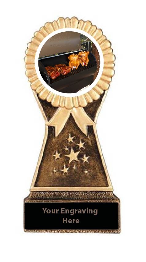 Resin Stand BBQ Smoker Trophies