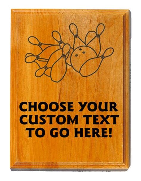 Bowling Sand Oak Plaque