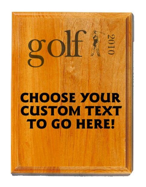 Golf Sand Oak Plaque