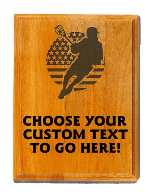 Lacrosse Sand Oak Plaque