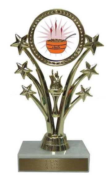 Chili Cook Off Stars Trophy