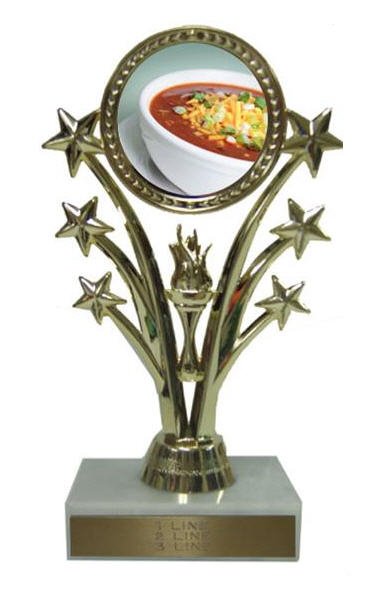 Chili Bowl Cook Off Stars Trophy