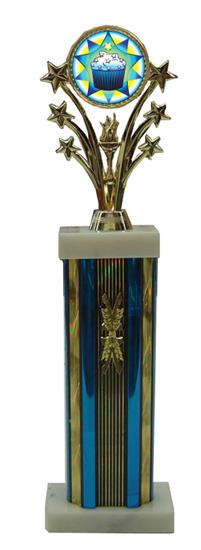 Star Column Cupcake Trophies