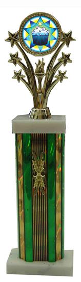 Star Column Cupcake Trophies