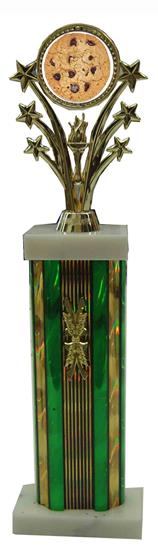 Cookie Bake Off Star Column Trophy