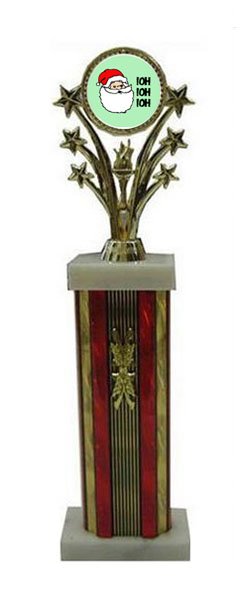Large Star Column Santa  Trophies