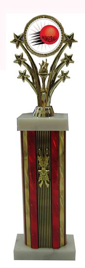 Star Column Dodgeball Trophies
