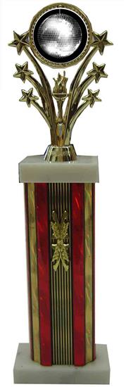 Large Star Column Disco Trophies