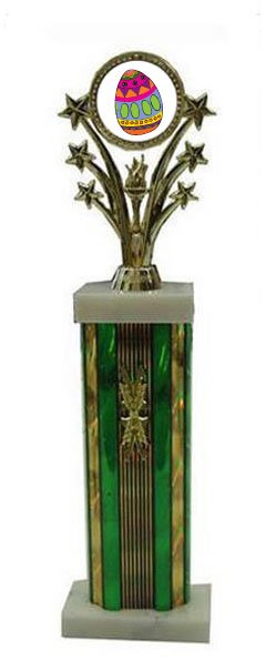 Star Column Easter Trophies