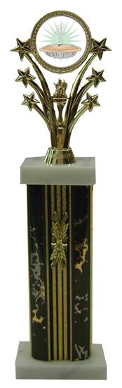 Star Column Pie Cook Off Trophies