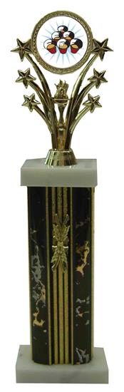 Large Star Column Beer Pong Trophies