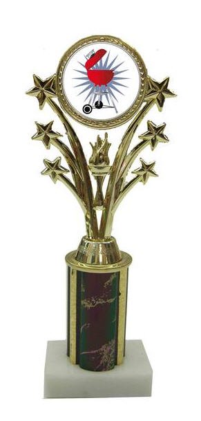 Barbecue Star Column Trophy