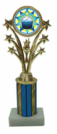 Cupcake Star Column Trophy