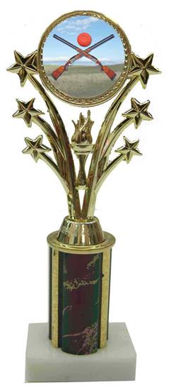 Sporting Clay Star Column Trophy