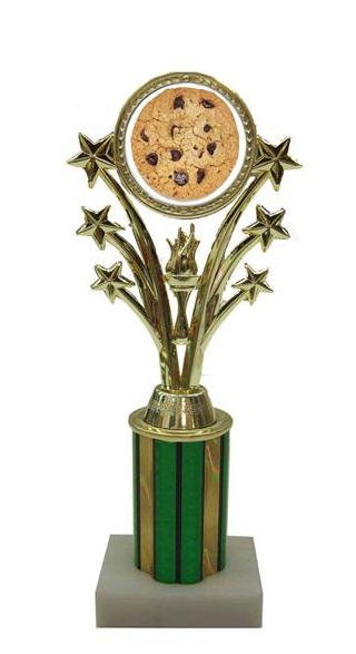Cookie Bake Off Stars Column Trophy