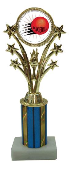 Dodgeball Star Column Trophy