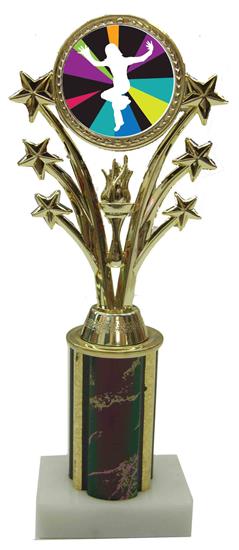 Just Dance Wii Star Column Trophy