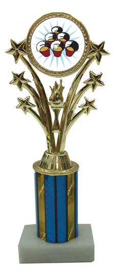 Beer Pong Star Column Trophy