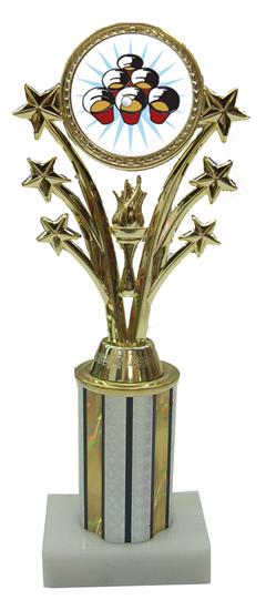 Beer Pong Star Column Trophy