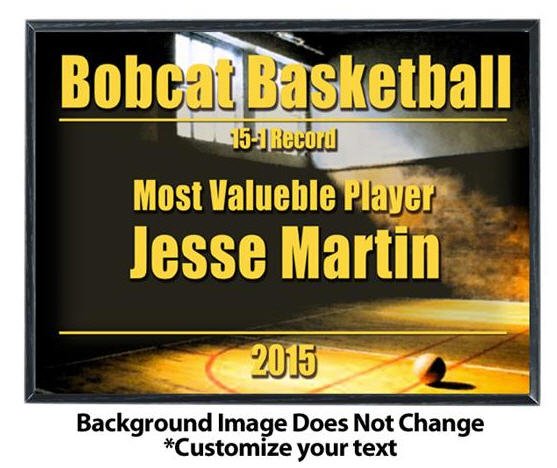 Basketball Sublimated Plaque