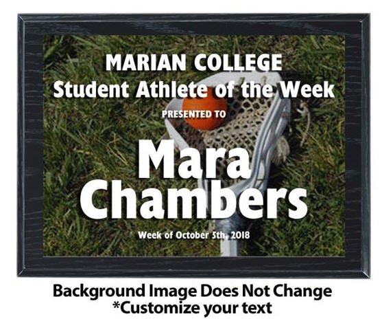 Lacrosse Sublimated Plaque