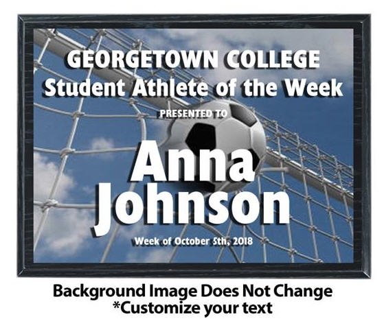 Soccer Sublimated Plaque