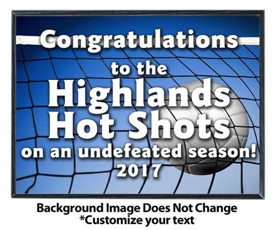 Volleyball Sublimated Plaque