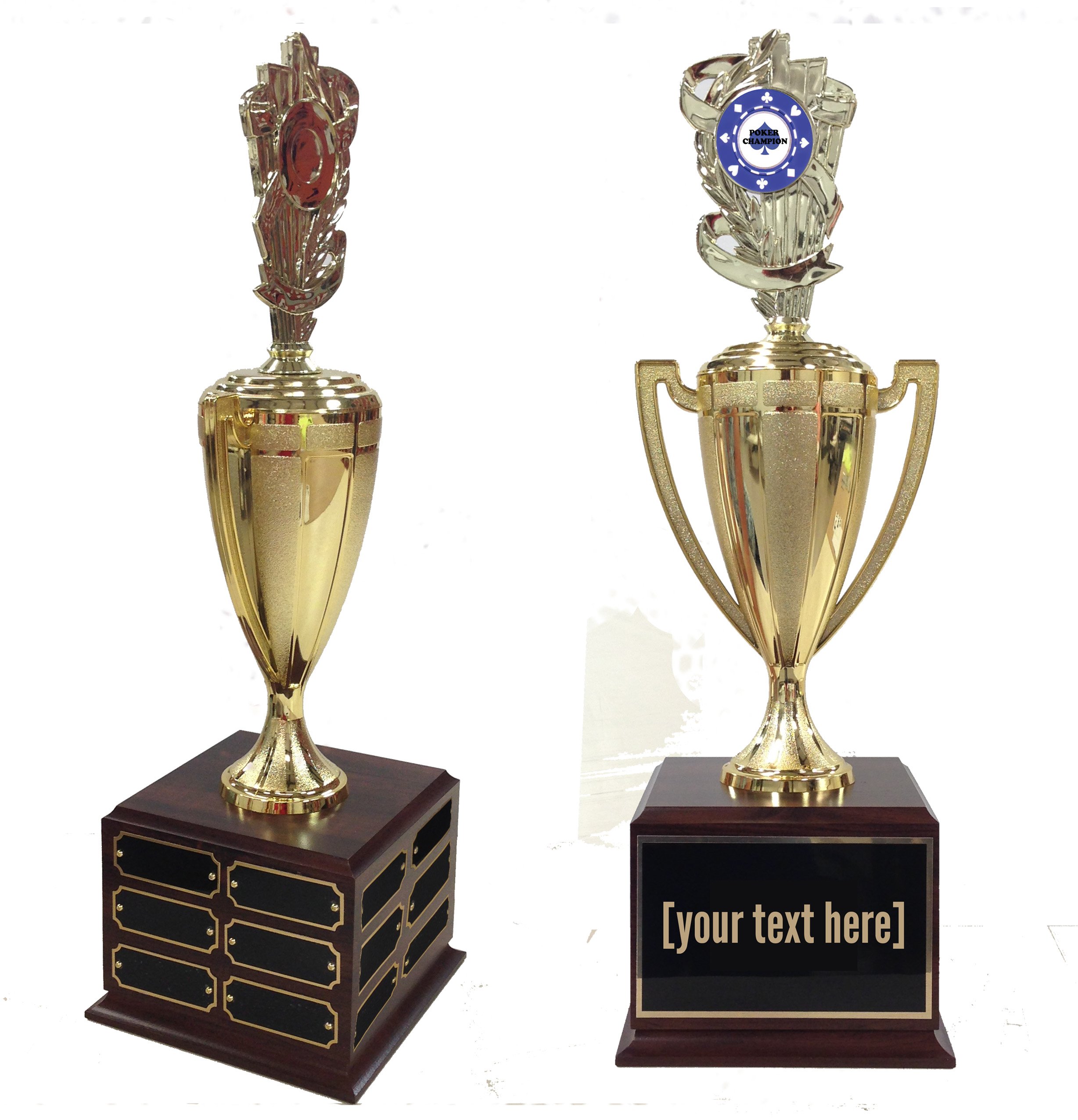 Poker Traveling Trophy