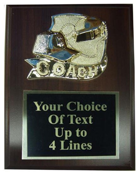 Coaches Plaque