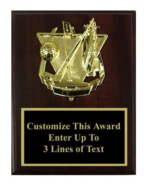 Golf Plaque