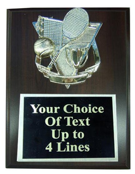 Tennis Plaque
