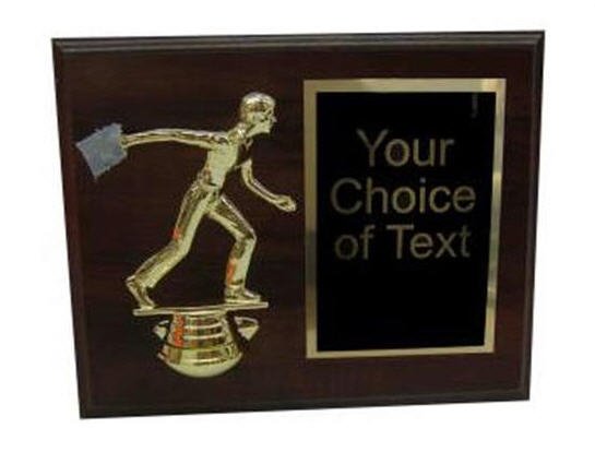 Plaque with Male Cornhole Figure