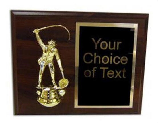 Plaque with Fisherman